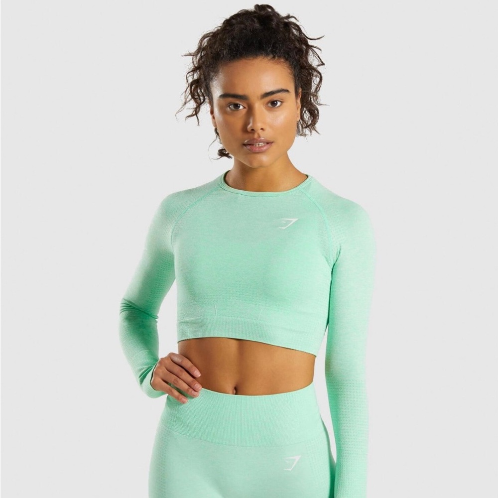 NWT Gymshark Vital Long Sleeve Crop Top, Large